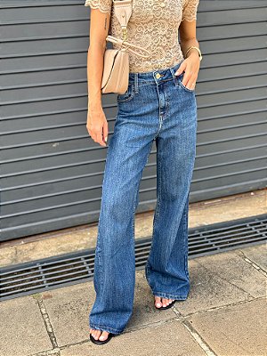 CALÇA WIDE LEG JEANS
