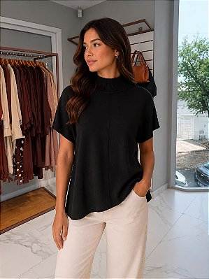 BLUSA MODAL CATARINA PRETA