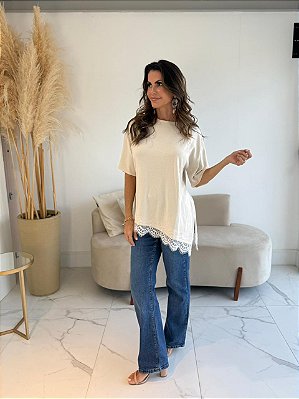 BLUSA MODAL ELOÁ BEGE