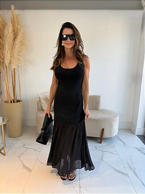 VESTIDO FABIOLA PRETO