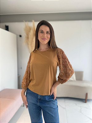 BLUSA ESTELA CARAMELO