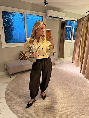 CALÇA ALADIM MALU MARROM