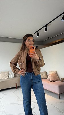 JAQUETA ANA MARROM