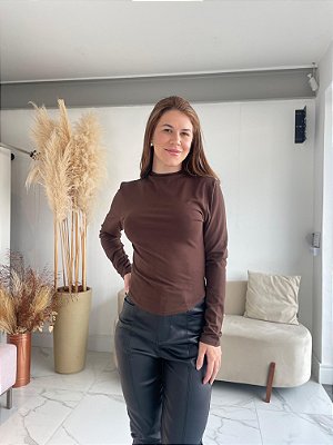 BLUSA ANA MARROM
