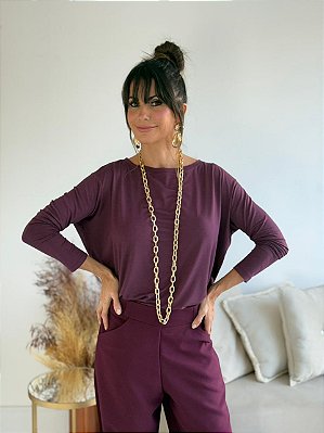 BLUSA CAROL ROXO