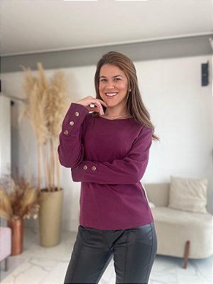 BLUSA PATRICIA BURGUNDY