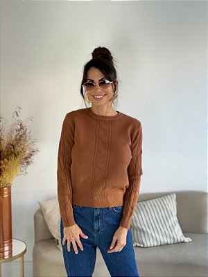 BLUSA MODAL TALITA CARAMELO