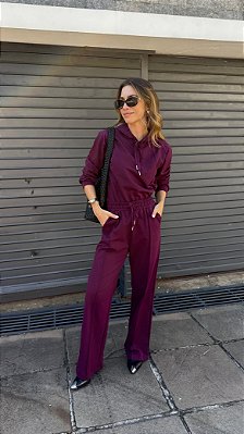 CONJUNTO JOICE BURGUNDY