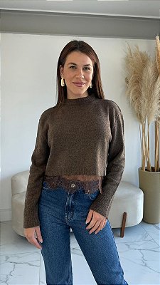 BLUSA MODAL LAIS MARROM