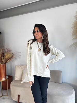 BLUSA MODAL GENEVA BEGE