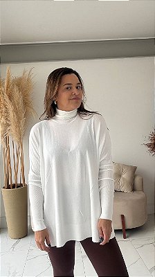 BLUSA MODAL AMPLA BRANCO