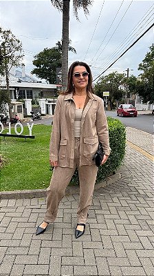 CAMISA CAMURÇA KIARA CAQUI