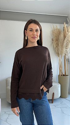 BLUSA MODAL JÉSSICA MARROM