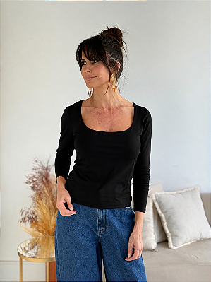 BLUSA MARCELLE PRETO
