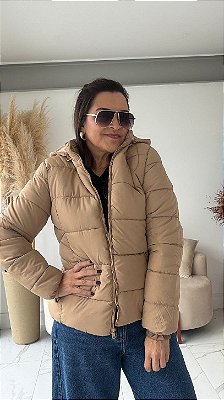 JAQUETA PUFFER BEGE