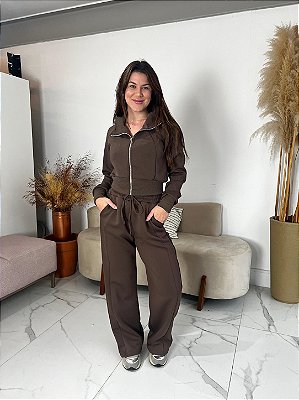 CONJUNTO ALANA MARROM
