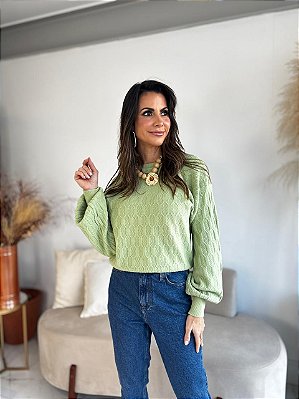 BLUSA MODAL ESTER VERDE