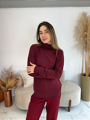 BLUSA MODAL EVELYN BURGUNDY