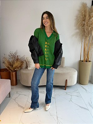 BLUSA BRASIL ZICO VERDE
