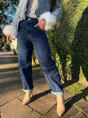 CALÇA BALLON CAMILA JEANS ESCURO