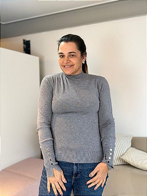 BLUSA MODAL YARA CINZA