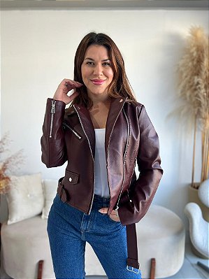 JAQUETA JOICE BURGUNDY