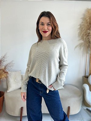 BLUSA MODAL ALICE BEGE