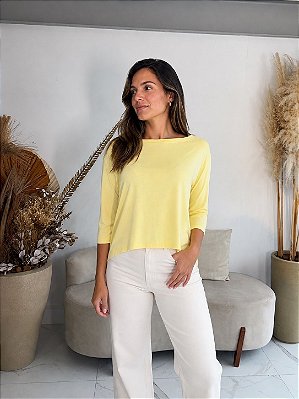 BLUSA CAROL AMARELO