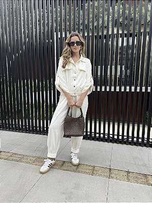 CONJUNTO AMANDA CREME