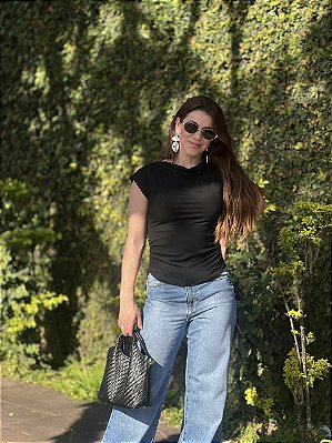 BLUSA CELINE PRETO