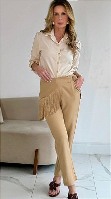 CALÇA JULIANA CARAMELO