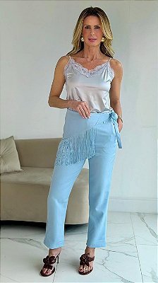 CALÇA JULIANA AZUL CLARO