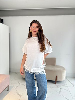 BLUSA MODAL ELOÁ BRANCO