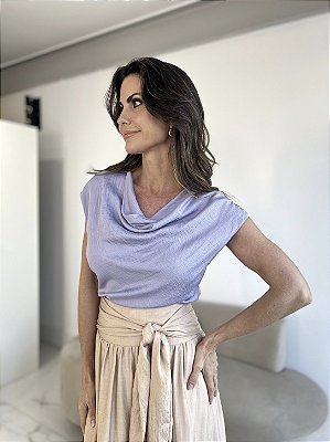 BLUSA GOLA BOBA GABI AZUL