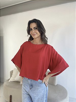 BLUSA CLARA VERMELHO