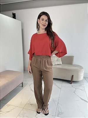 CALÇA CLARA MOCA MOUSSE