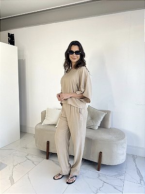 CALÇA CLARA BEGE