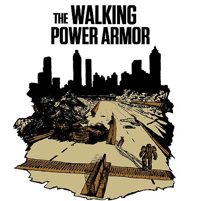 Camiseta The walking power armor