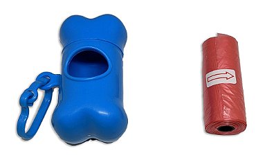 Cata Caca Porta Saquinho Higiênico e Refil Para Pets