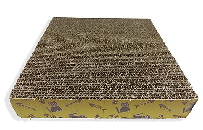 Arranhador Plano 21cm x 20,5cm para Gatos com Erva de Gato Catnip