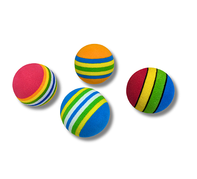 4 Bolinhas Pula Pula para Gatos