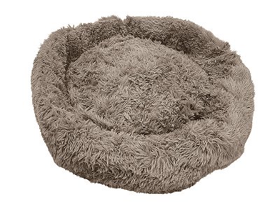 Cama Nuvem Pelúcia Redonda 110cm Caminha Xgg Cães