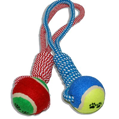 Corda com Bola de Tênis Cabo de Guerra 39cm