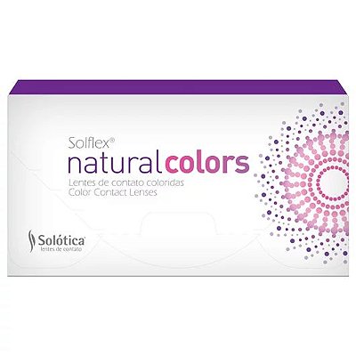 Lente De Contato Solflex Natural Colors - Esmeralda ( - 1,00 A - 5,00 )