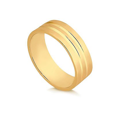 Aliança Reta 6,90MM (Ouro 12K / 18K)  "LEIA DESCRIÇÃO''