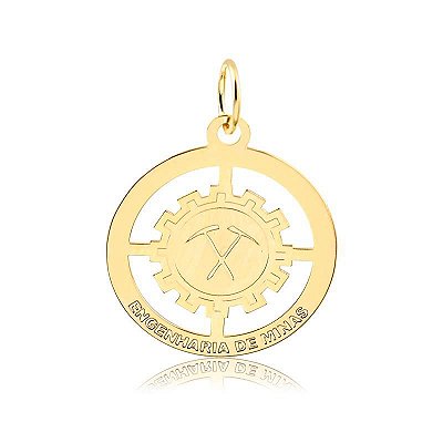Pingente Formatura Engenharia De Minas ( Ouro 12K / 18K )