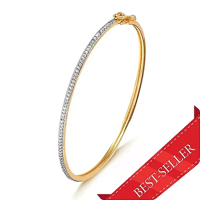 PULSEIRA ALGEMA MEIA CANA CRAVEJADA ( Ouro 12k / 18k )