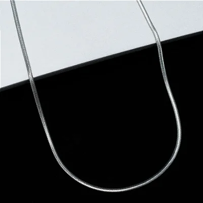 Corrente Lacraia - 45CM CLA004 ( Prata 925 )