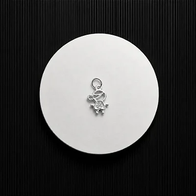 PINGENTE MENINO M - P113 ( Prata 925 )