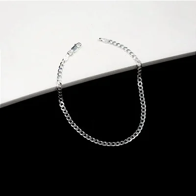 Pulseira Grumet F060 - 21cm- CGR020 ( Prata 925 )
